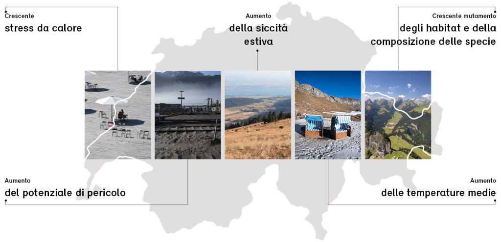 Le cinque sfide intersettoriali in Svizzera